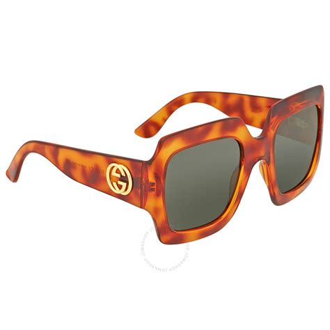 gucci rectangular sunglasses brown|gucci square sunglasses unisex.